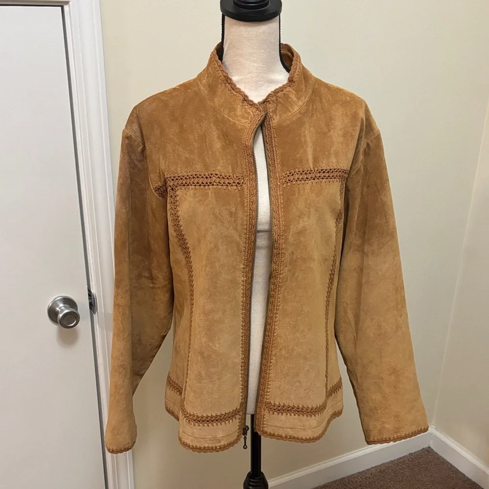 Cabela's Women's Brown Suede Jacket size L - Picture 1 of 10